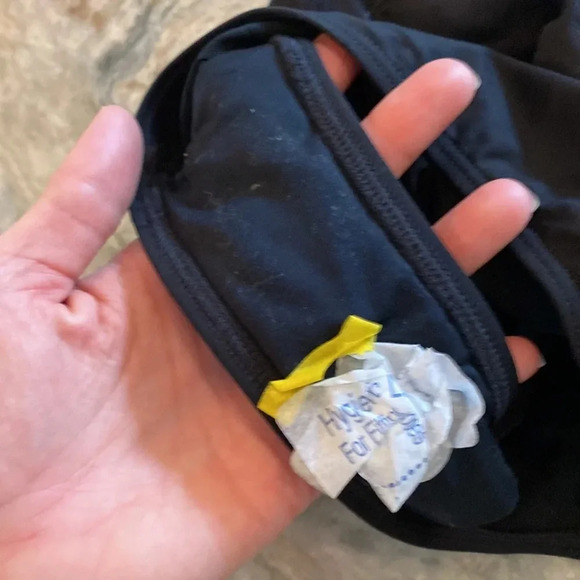 Sea level high waist gathered side swim bottoms black size US 4 - Picture 9 of 11